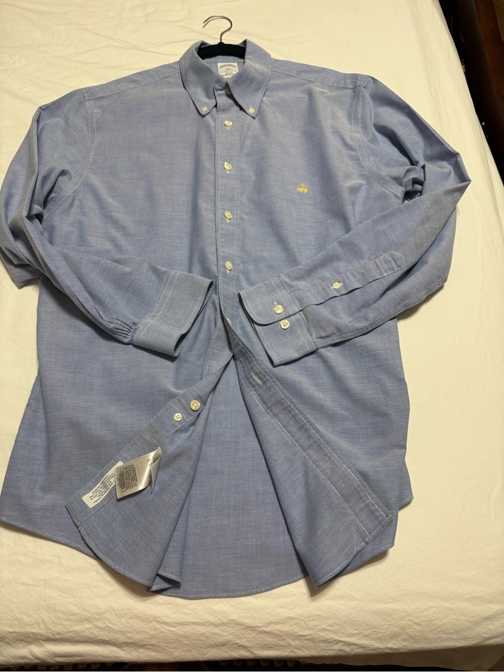 Brooks Brothers Blue Oxford Button-Down Shirt